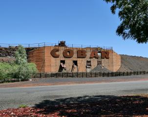 Cobar Sign, Outback. Credit: Great Cobar Heritage Centre